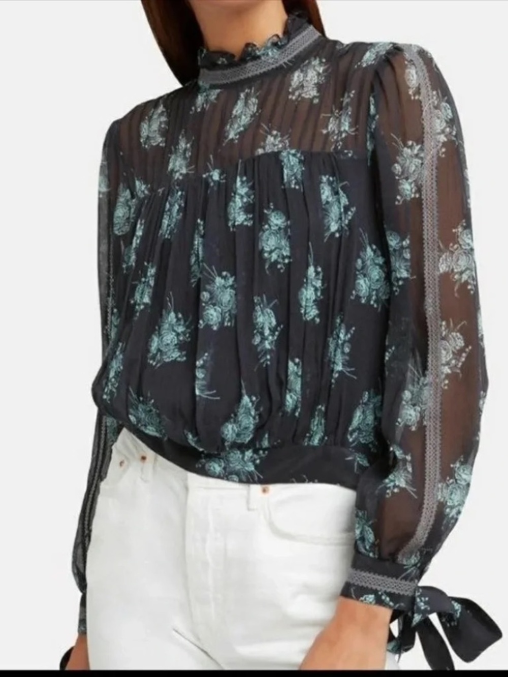 Cinq a Sept Natalie Silk Blouse - size S